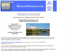 Tablet Screenshot of guidelineeconomics.com